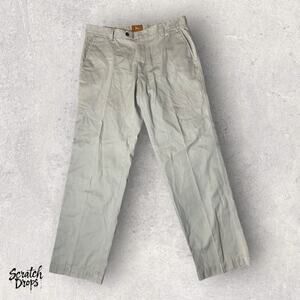 Tommy Bahama Men's Khaki Pants 1993 Size 35x32 Casual Trousers Vintage Clothing